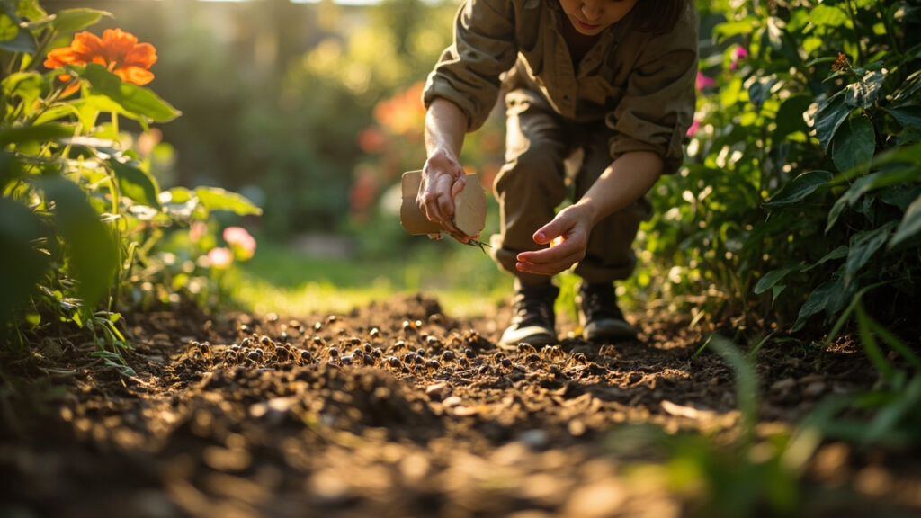 Contrôler les fourmis au jardin naturellement sans aucun texte