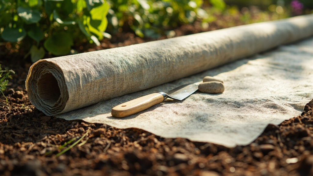 Feutre géotextile : guide complet pour le jardinage sans aucun texte