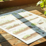 Fiche d'activité jardinage : planifier, semer, tailler sans aucun texte