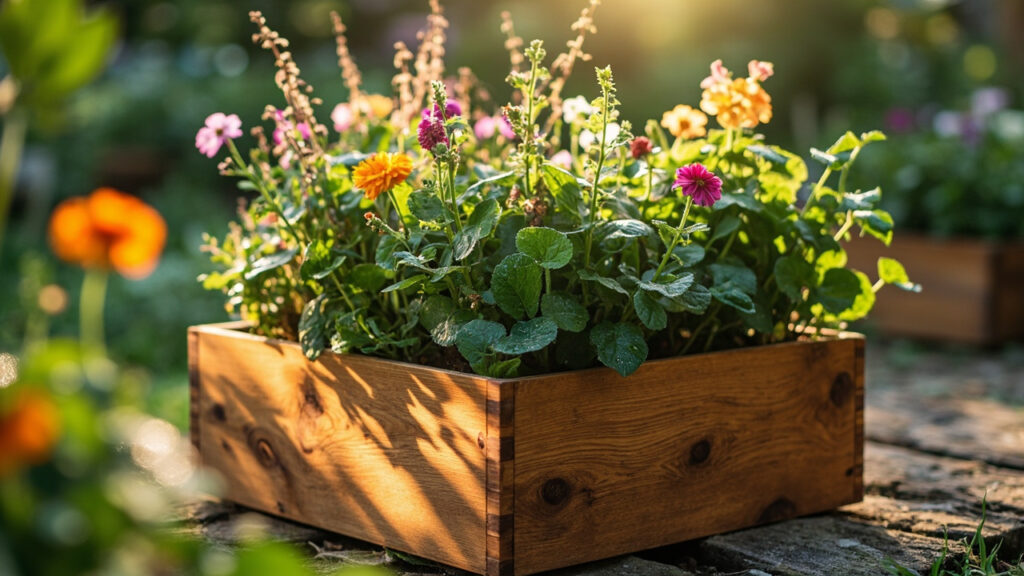 Le carré en bois pour jardinage : guide pratique et conseils sans aucun texte
