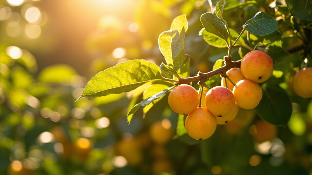 Le mirabelle de Lorraine et la mirabelle sans aucun texte