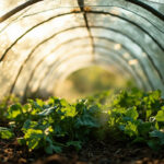 Créez un microclimat avec un tunnel de jardinage sans aucun texte