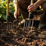 Choisir la fourche de jardinage idéale pour un sol vivant sans aucun texte