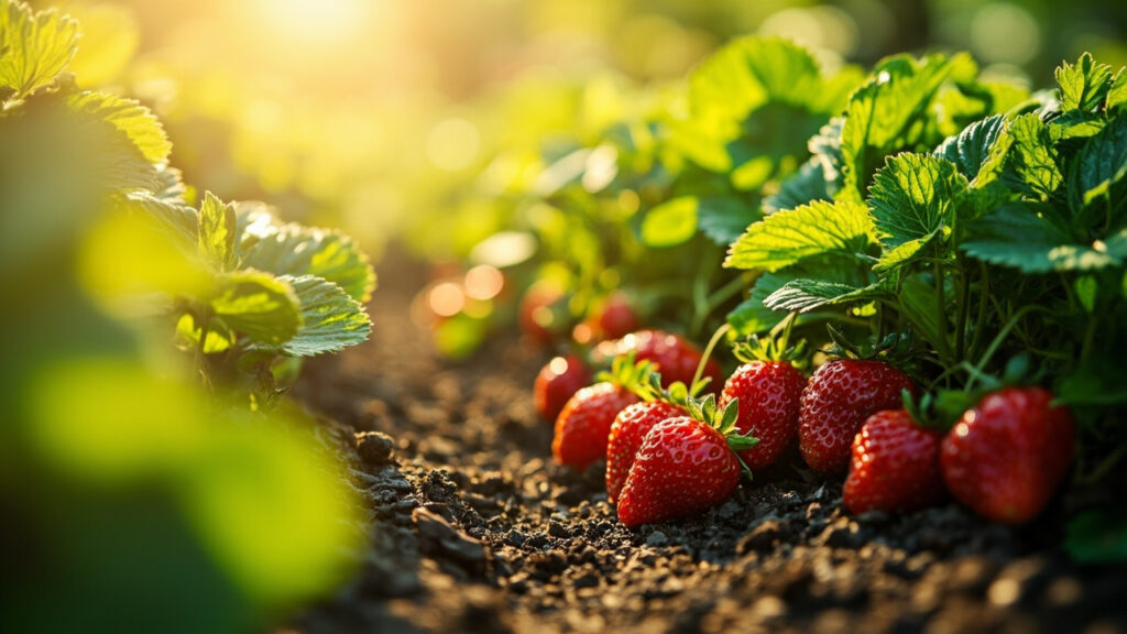 Fraisier au jardin : récolter des fruits parfumés et sains sans aucun texte
