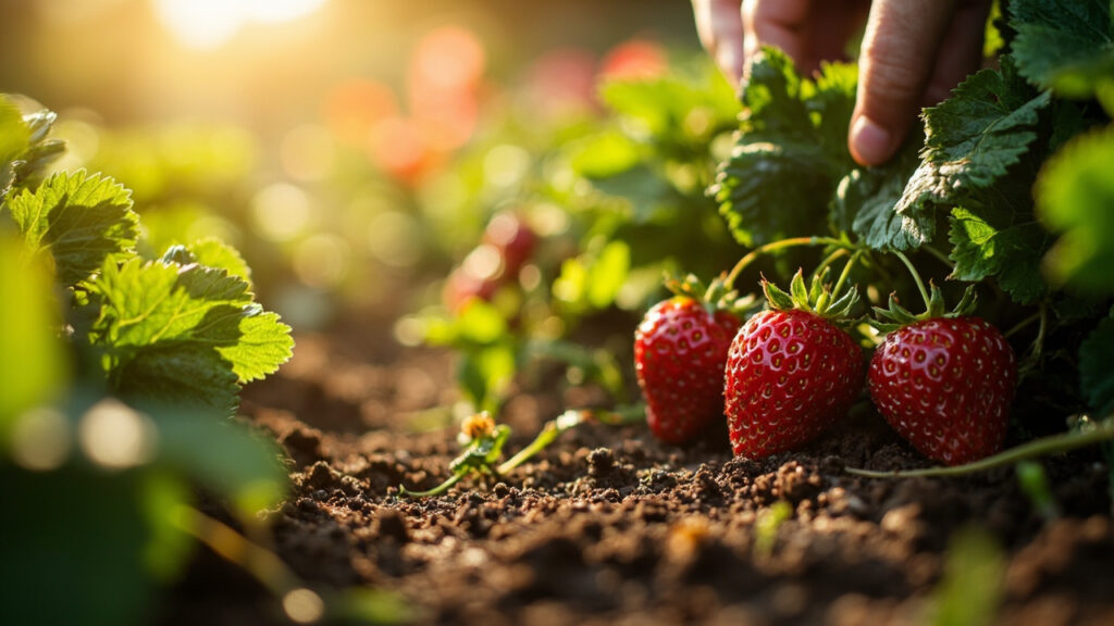 Fraisier au jardin : récolter des fruits parfumés et sains sans aucun texte